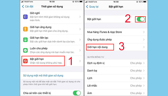 Cách chặn truy cập web đen trên iPhone