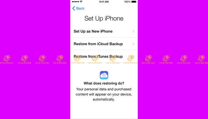 Cách lấy lại dữ liệu trên iPhone sau khi Restore
