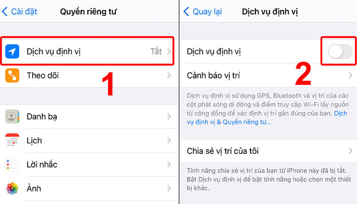 Cách chụp ảnh có định vị trên iPhone