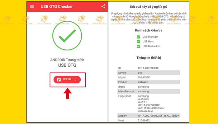 Cách kiểm tra điện thoại có hỗ trợ OTG hay không?