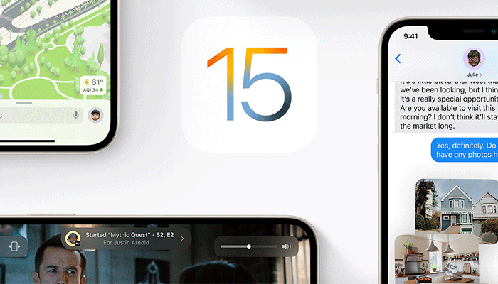 Apple cập nhật iOS 15